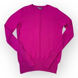 Elle Woods Barbiecore Quiet Luxury Pop Color Magenta Vince Cashmere Sweater XXS